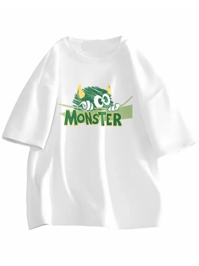 Новая летняя забавная футболка с короткими рукавами из чистого хлопка Monster в одном стиле для мужчин и женщин, модная, удобная и повседневная.
Новая летняя забавная футболка с короткими рукавами из чистого хлопка Monster в одном стиле для мужчин и женщин, модная, удобная и повседневная.