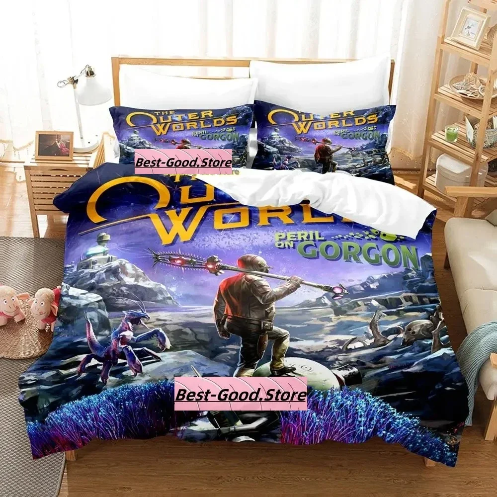 The Outer Worlds Bedding Set Single Twin Full Queen King Size Bed Set Adult Kid Bedroom Duvetcover Sets Anime parure de lit Bed
The Outer Worlds Bedding Set Single Twin Full Queen King Size Bed Set Adult Kid Bedroom Duvetcover Sets Anime parure de lit Bed