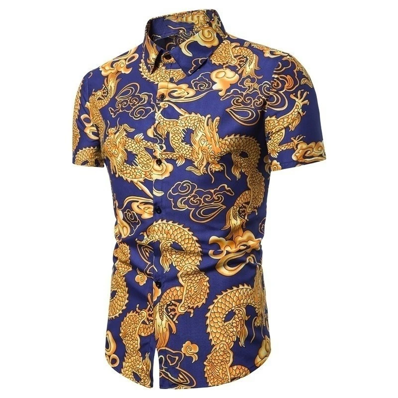 2024 Shirts For Men 3d Dragon Printed Flower Men's Clothing Street Designer Short Sleeved Loose Oversized Harajuku Men Shirt
2024 Shirts For Men 3d Dragon Printed Flower Men's Clothing Street Designer Short Sleeved Loose Oversized Harajuku Men Shirt