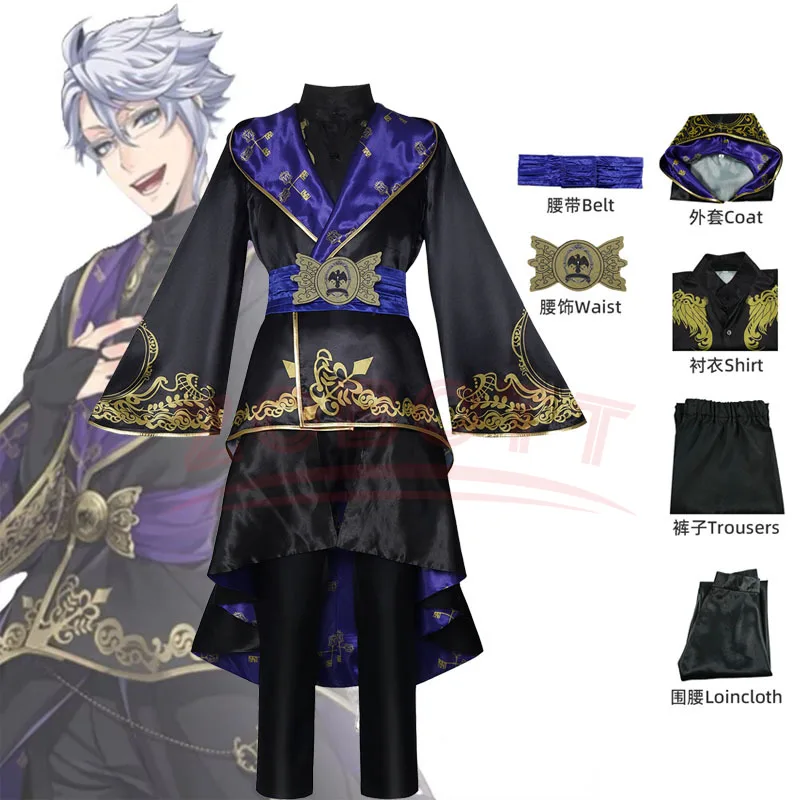 Anime Twisted Wonderland Cosplay Costumes Ceremonial Robes Cloak Halloween Carnival Party Costume Vestido Role Play Suit
Anime Twisted Wonderland Cosplay Costumes Ceremonial Robes Cloak Halloween Carnival Party Costume Vestido Role Play Suit