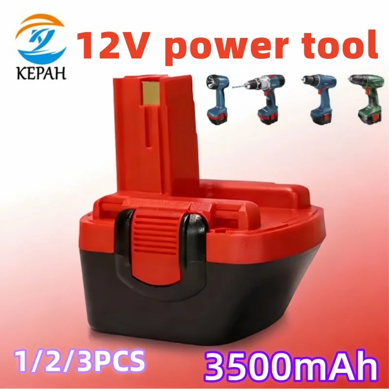 12V 3500mAh Ni-MH Rechargeable Battery 1/2/3PCS|Replacement for BAT043/BAT045/BAT120 & 12V Drill GSR12VE-2/PSR12VE-2
12V 3500mAh Ni-MH Rechargeable Battery 1/2/3PCS|Replacement for BAT043/BAT045/BAT120 & 12V Drill GSR12VE-2/PSR12VE-2