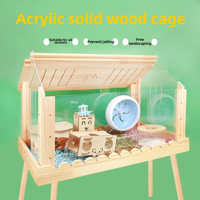 Hamster Cage Feeding Box Golden Bear Oversized Luxury Villa Viewing Cage Transparent Panoramic Viewing
Hamster Cage Feeding Box Golden Bear Oversized Luxury Villa Viewing Cage Transparent Panoramic Viewing