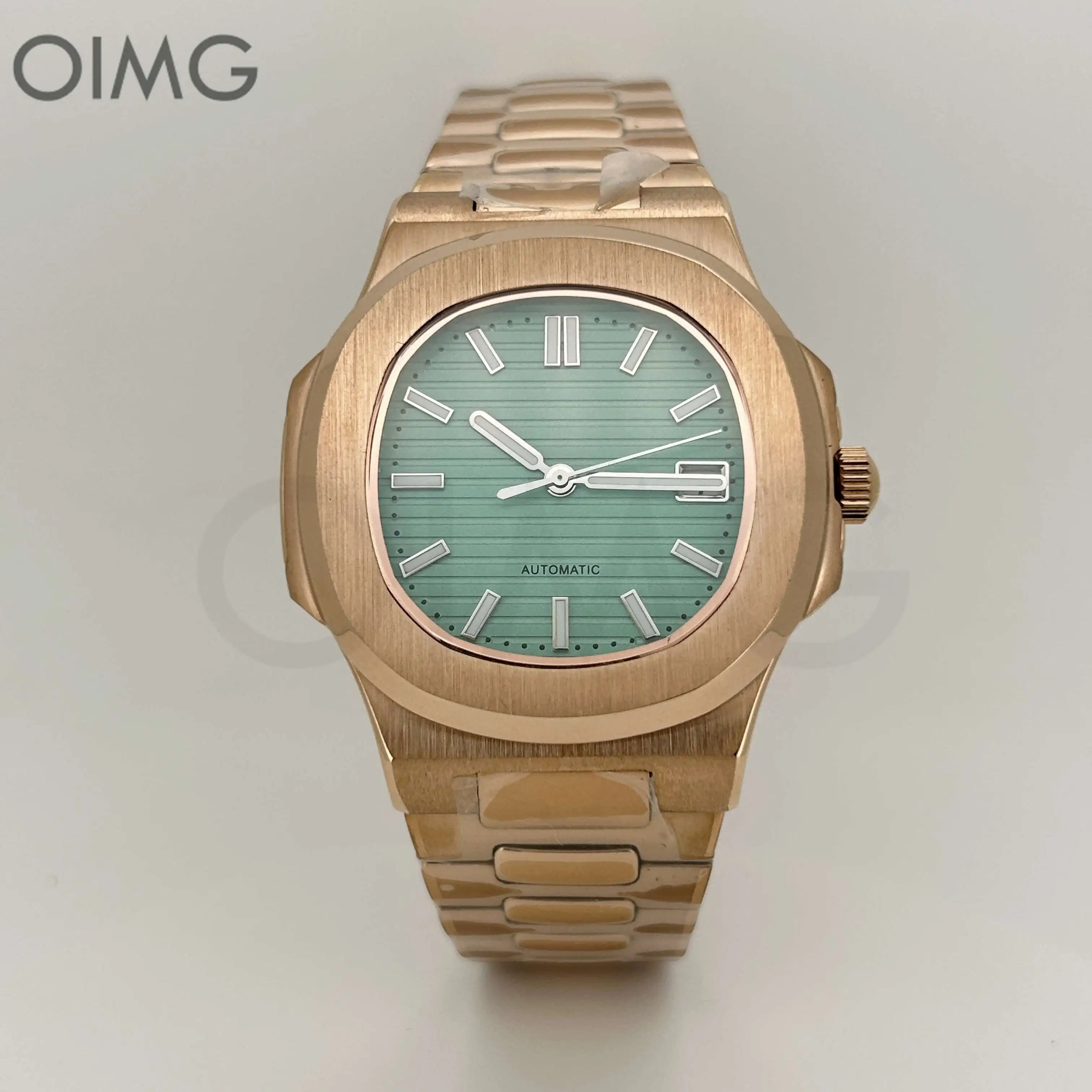 New 41mm nh35 Watch Pink Blue No Logo Automatic Mechanical Watch Nautilu Waterproof Steel Strap WristWatch Sapphire Glass Case
New 41mm nh35 Watch Pink Blue No Logo Automatic Mechanical Watch Nautilu Waterproof Steel Strap WristWatch Sapphire Glass Case