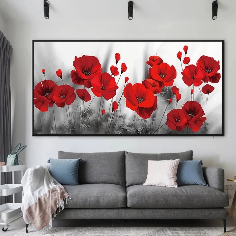 Red Poppies Flower Canvas Painting Modern Posters and Prints Wall Art Picture for Living Room Home Decor Wall Painting
Red Poppies Flower Canvas Painting Modern Posters and Prints Wall Art Picture for Living Room Home Decor Wall Painting