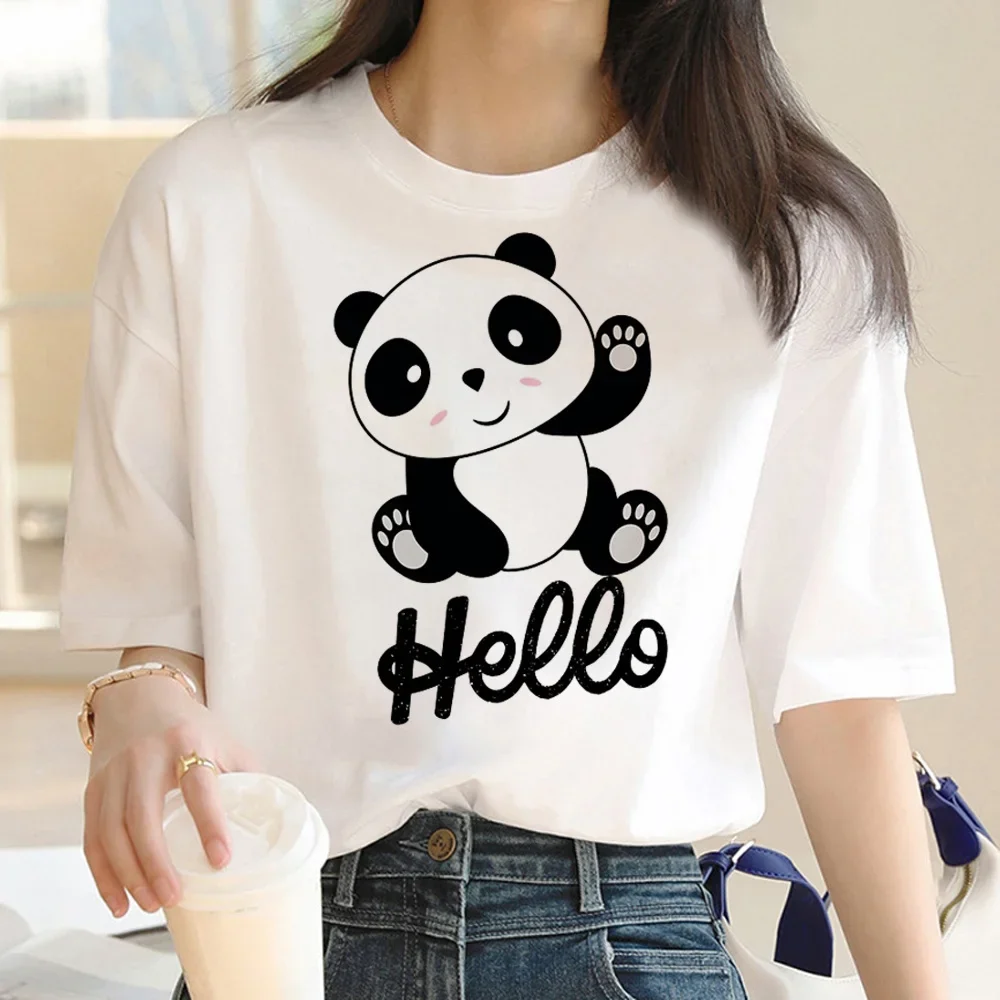 Panda Print Women T Shirts Funny Tees Girls Comic Short Sve T-Shirt Female Cute Sweet Beautiful Y2k Clothes Tops Streetwear
Panda Print Women T Shirts Funny Tees Girls Comic Short Sve T-Shirt Female Cute Sweet Beautiful Y2k Clothes Tops Streetwear