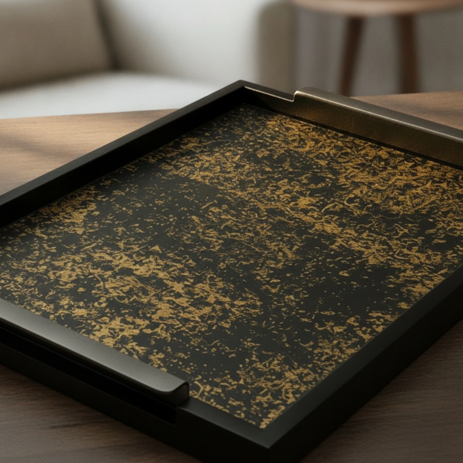Wooden Tray with Handles Speckled Wood Tray with Handles Rectangular Versatile for Homeowners, Coffee Table, Entryway
Wooden Tray with Handles Speckled Wood Tray with Handles Rectangular Versatile for Homeowners, Coffee Table, Entryway