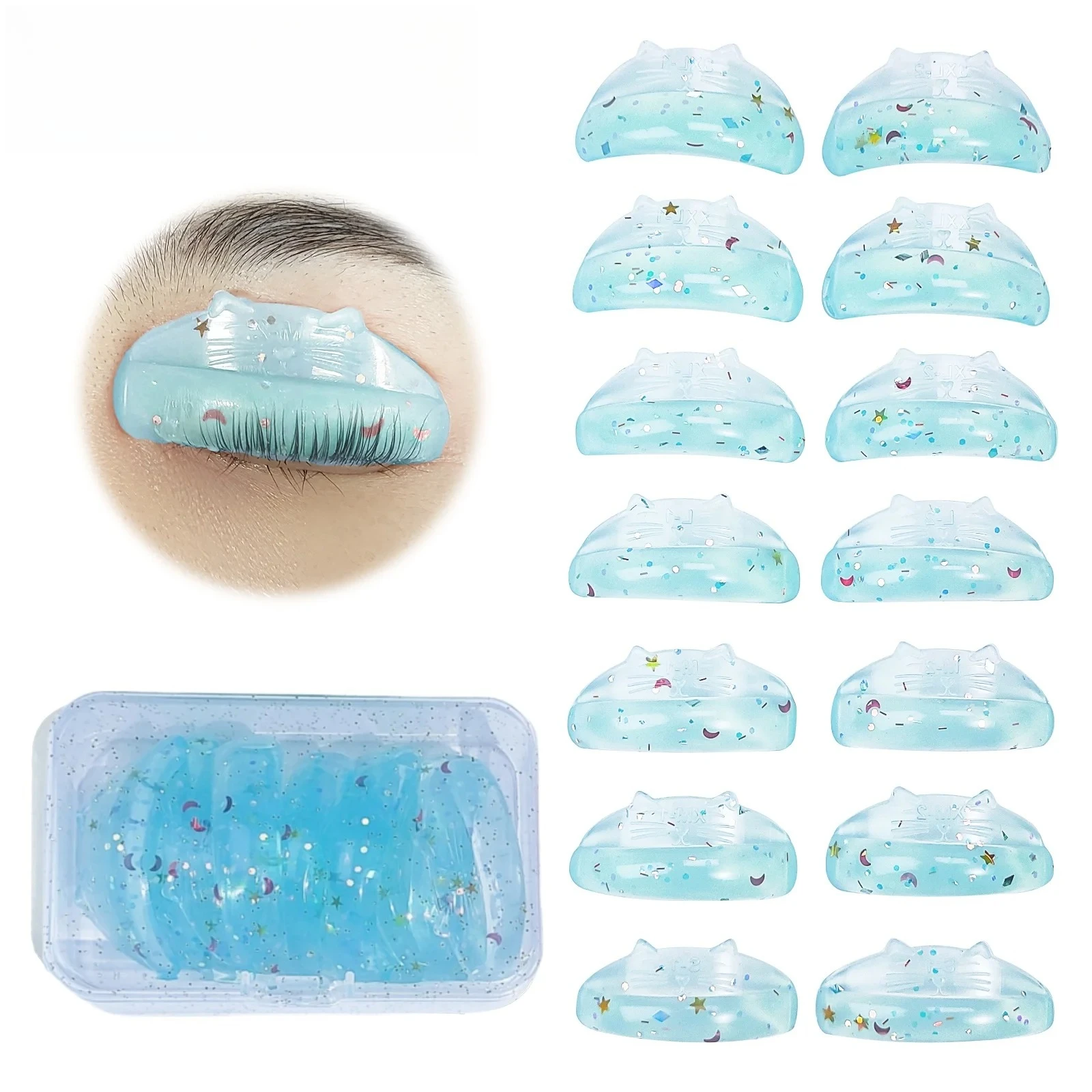 7 Pairs Silicone Eyelash Perm Pads Sticky Lashes Rods Shield Lifting 3D Eyelash Curler Accessories Health Beauty Tool
7 Pairs Silicone Eyelash Perm Pads Sticky Lashes Rods Shield Lifting 3D Eyelash Curler Accessories Health Beauty Tool