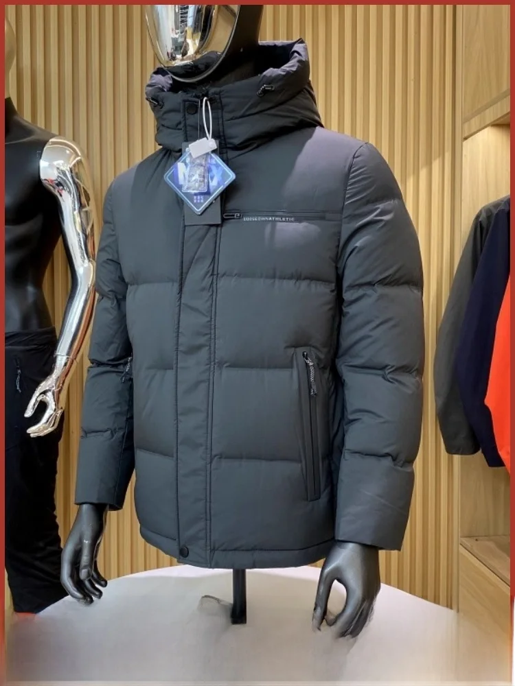 Men's Thiened Du down Jaet Hooded Strap Sle Silver Ion Heat Reflection Autumn Winter Casual Faion Waterproof Coating
Men's Thiened Du down Jaet Hooded Strap Sle Silver Ion Heat Reflection Autumn Winter Casual Faion Waterproof Coating