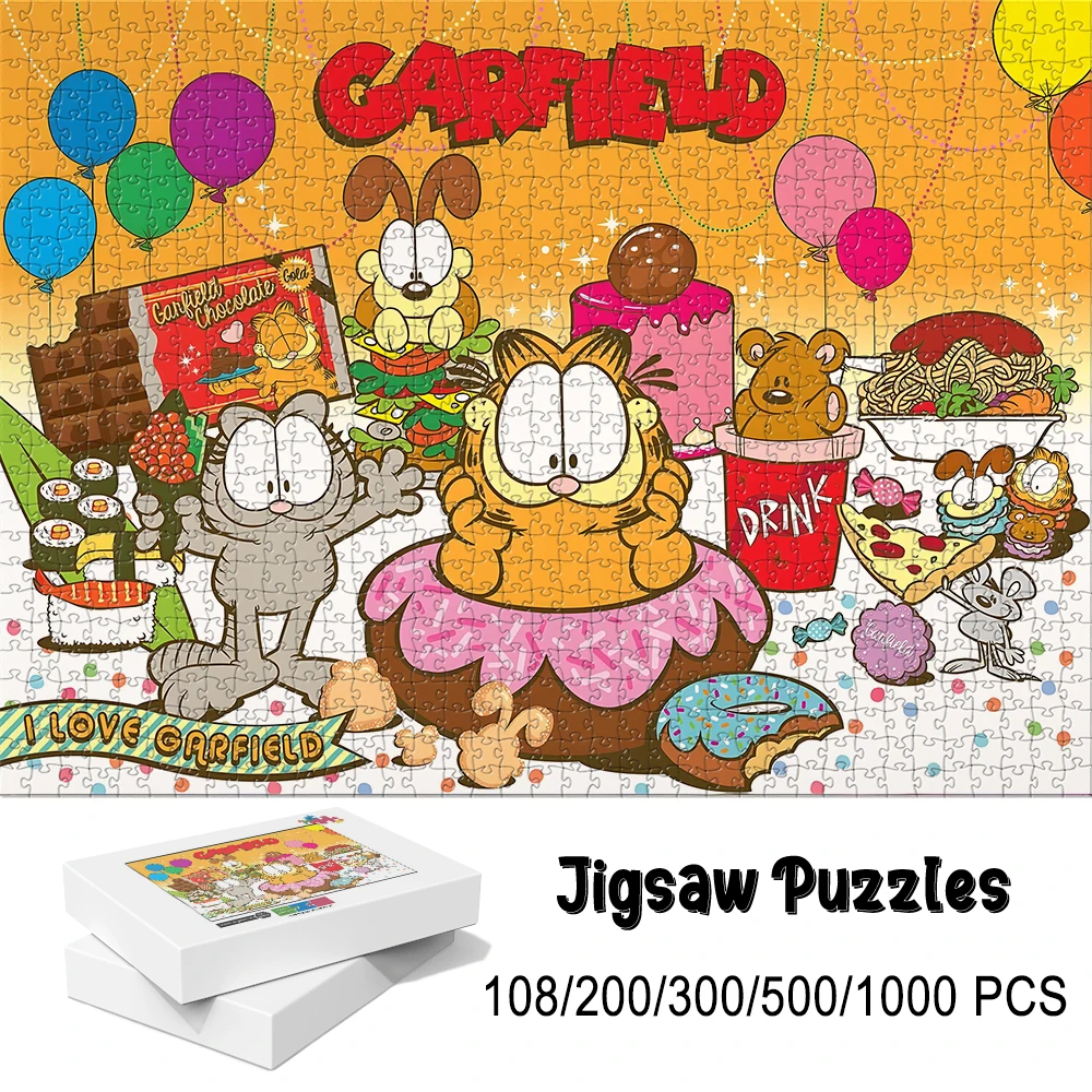 Классический арт-пазл Garfield Food Feast, средняя сложность, 108-1000 деталей, подарок
Классический арт-пазл Garfield Food Feast, средняя сложность, 108-1000 деталей, подарок