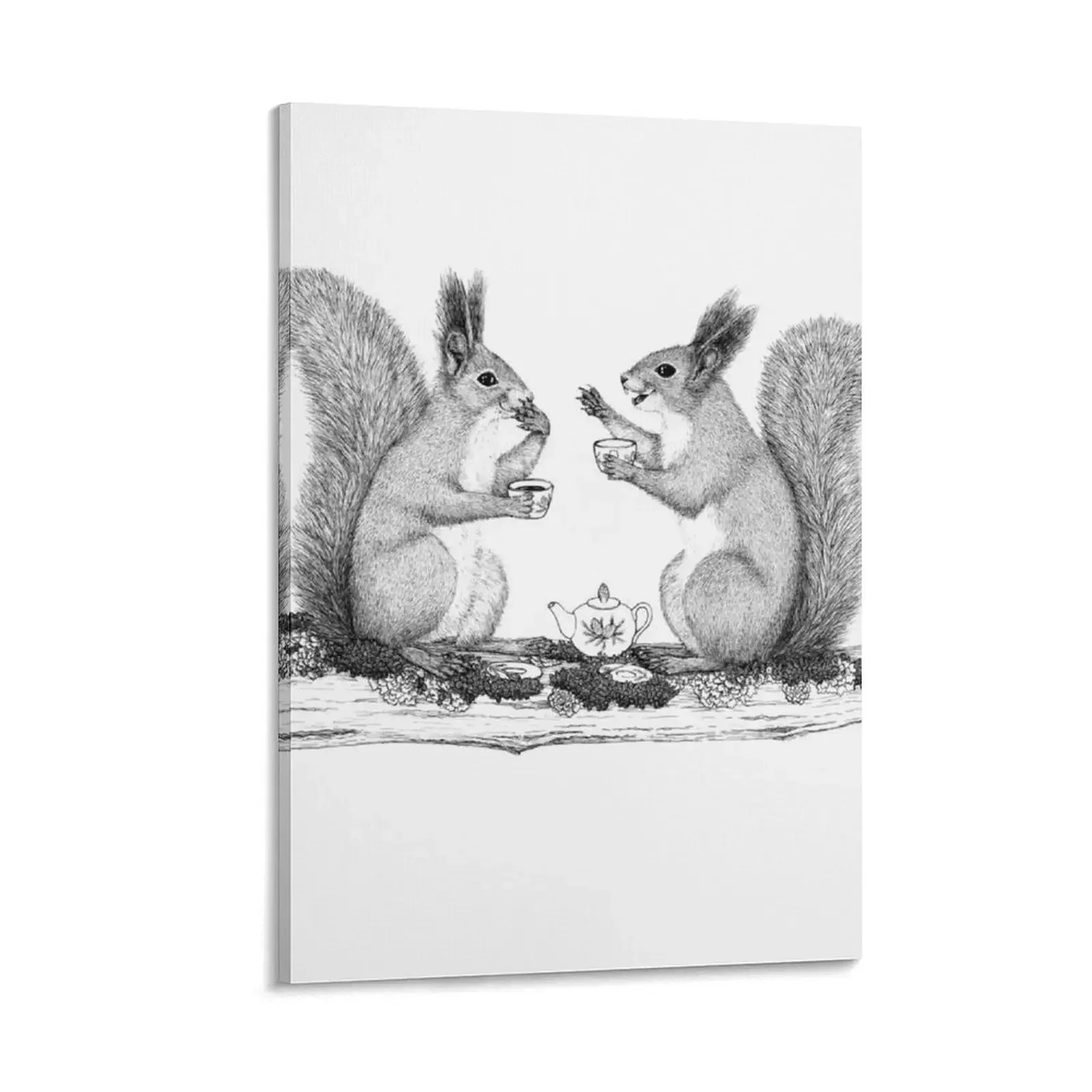 Squirrels drinking tea and chatting Canvas Painting Decoration pictures room wall nordic home decor wall art
Squirrels drinking tea and chatting Canvas Painting Decoration pictures room wall nordic home decor wall art