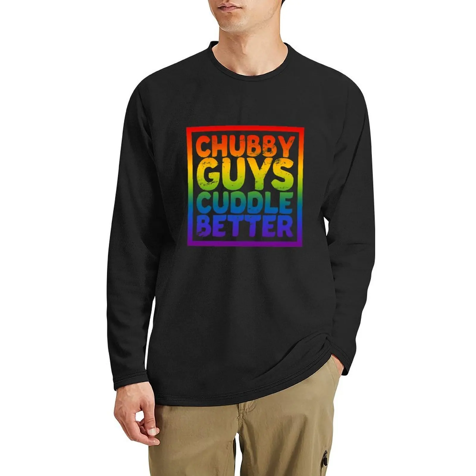 Chubby Guys Cuddle Better - LGBT Gay Bear Pride Long T-Shirt custom t shirts design your own oversized t shirt mens clothing
Chubby Guys Cuddle Better - LGBT Gay Bear Pride Long T-Shirt custom t shirts design your own oversized t shirt mens clothing