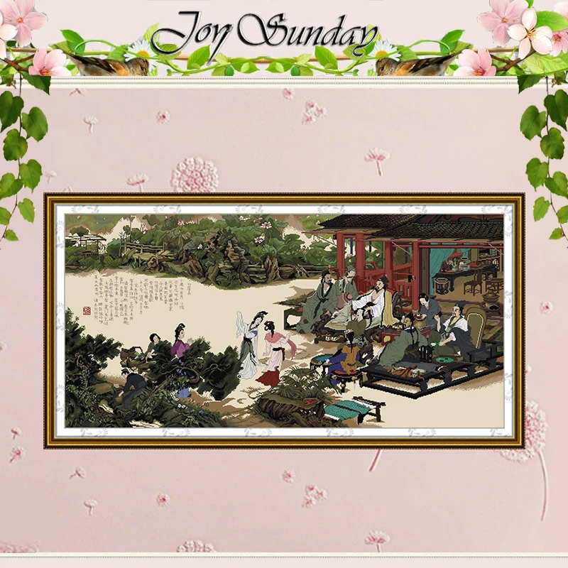 Mid-Autumn Banquet Patterns Counted Cross Stitch Set DIY 11CT 14CT 16CT Stamped DMC Cross-stitch Kit Embroidery Needlework Gifts
Mid-Autumn Banquet Patterns Counted Cross Stitch Set DIY 11CT 14CT 16CT Stamped DMC Cross-stitch Kit Embroidery Needlework Gifts