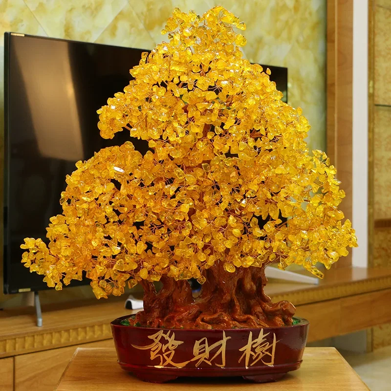 Crystal Money Tree Ornaments Company Store and Hotel Opening Gifts Lucky Crafts TV Cabinet Gift Home Decorations Room Decor
Crystal Money Tree Ornaments Company Store and Hotel Opening Gifts Lucky Crafts TV Cabinet Gift Home Decorations Room Decor