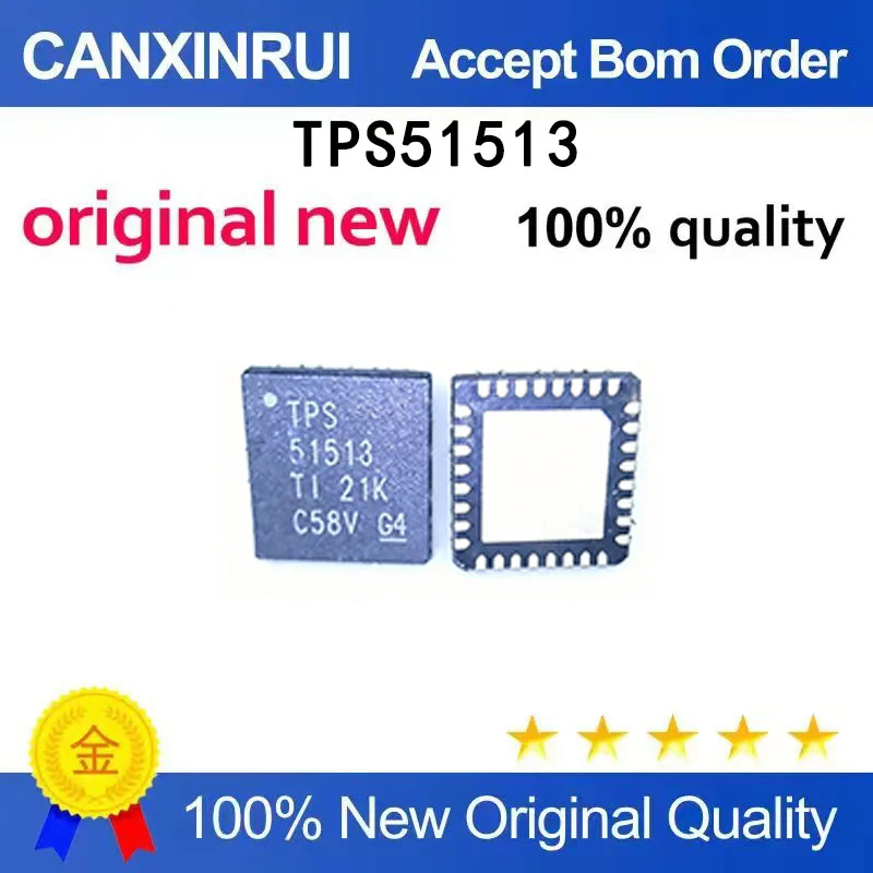 (5-100 pieces)New stock TPS51513RHBT TPS51513 51513 QFN
(5-100 pieces)New stock TPS51513RHBT TPS51513 51513 QFN