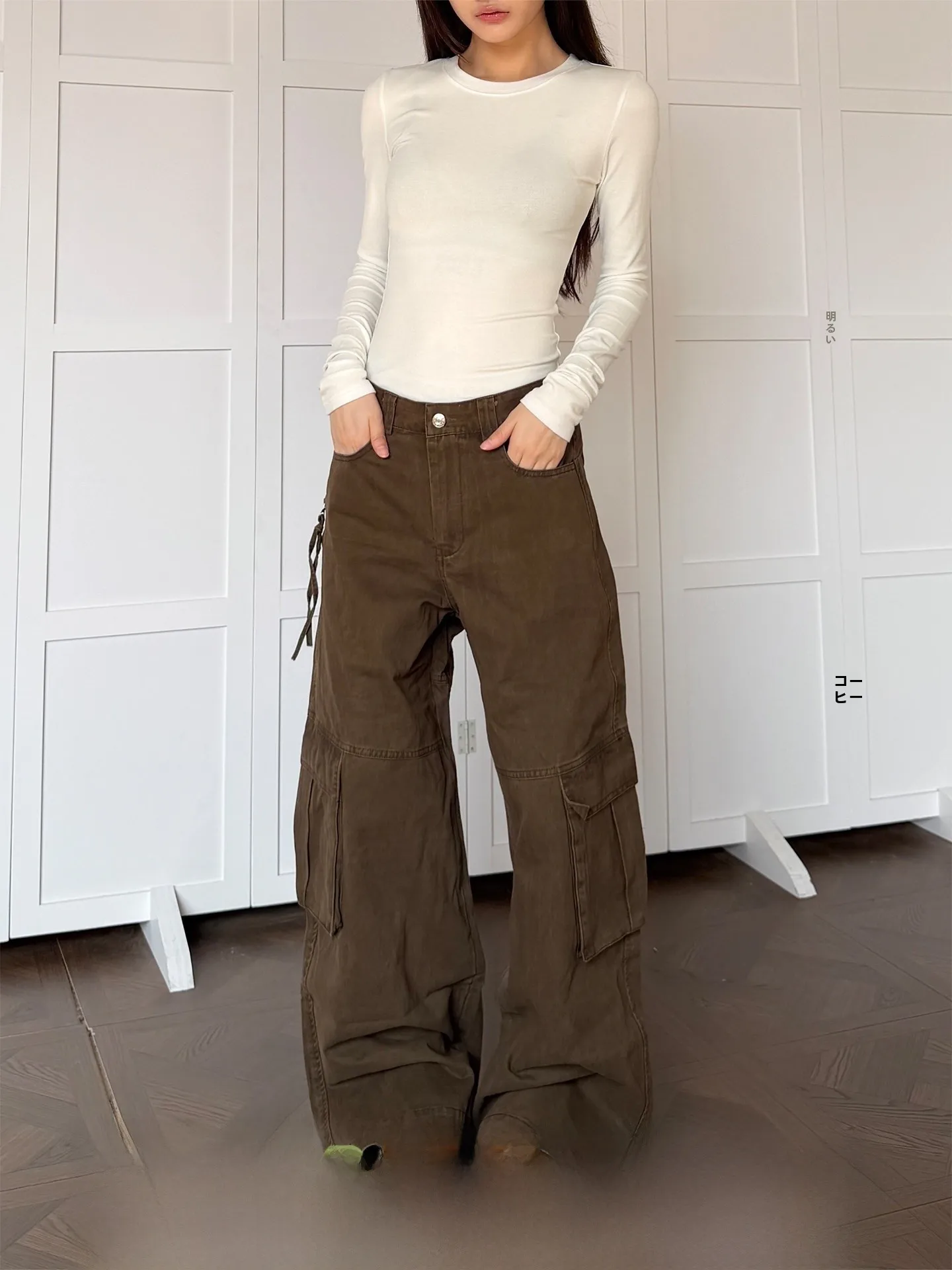 Don Cry Vintage Multi-Pocket Work Pants Loose Wide Leg Casual Trousers for Men And Women Simple American Style Cotton Jeans
Don Cry Vintage Multi-Pocket Work Pants Loose Wide Leg Casual Trousers for Men And Women Simple American Style Cotton Jeans