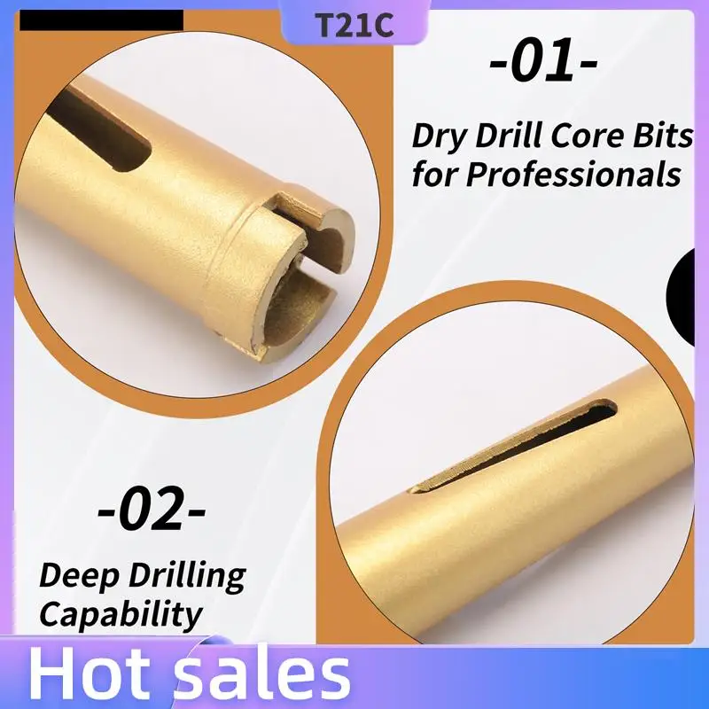 T21C 30Mm Dry Core Drill Bits For Cured Concrete With Rebar Brick Blonck Masonry Etc 370Mm Drilling Depth
T21C 30Mm Dry Core Drill Bits For Cured Concrete With Rebar Brick Blonck Masonry Etc 370Mm Drilling Depth