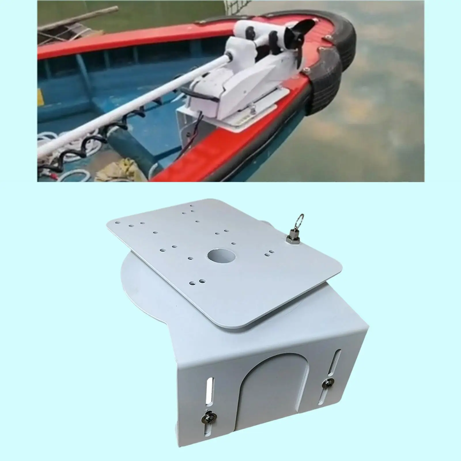 Stainless Steel Kayak Trolling Motor Mount Rotating Transom Bracket Installation Kit for 36V 120 Lbs Motor for Fishing Boats
Stainless Steel Kayak Trolling Motor Mount Rotating Transom Bracket Installation Kit for 36V 120 Lbs Motor for Fishing Boats