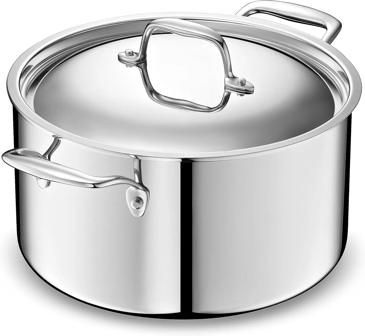 5 Ply Stainless Steel 8 Quart Stock Pot with Lid Induction Compatible Oven Safe 800 F Non Toxic No Coatings Even Heating Won t
5 Ply Stainless Steel 8 Quart Stock Pot with Lid Induction Compatible Oven Safe 800 F Non Toxic No Coatings Even Heating Won t