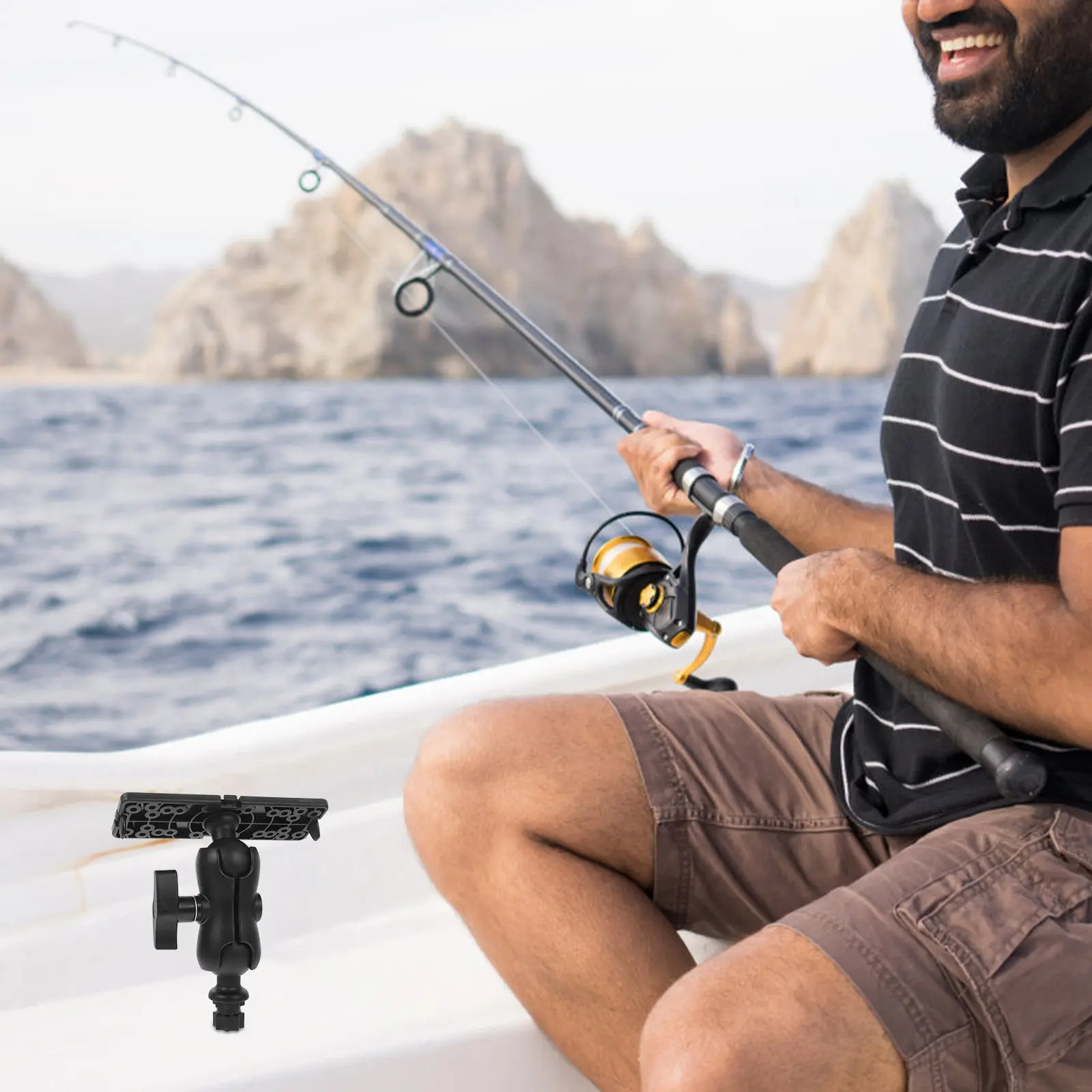 Кронштейн для эхолота с поворотом на 360 градусов для каяка, стабильный держатель из АБС-пластика для навигации на лодке
Кронштейн для эхолота с поворотом на 360 градусов для каяка, стабильный держатель из АБС-пластика для навигации на лодке