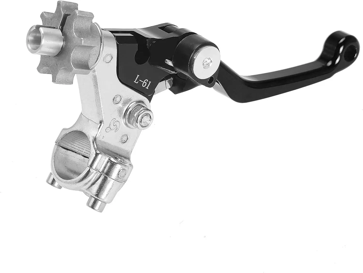 Adjustable Motorcycle Clutch Lever, Black Aluminum Handlebar Perch for Off-Road Bikes
Adjustable Motorcycle Clutch Lever, Black Aluminum Handlebar Perch for Off-Road Bikes