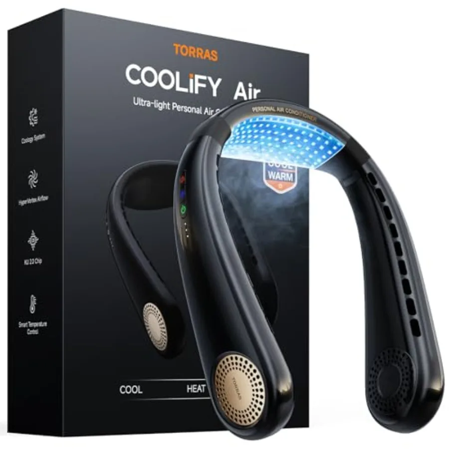 Портативный вентилятор-кондиционер COOLiFY Air Neck Fan с 3D-воздушным потоком, легкий, перезаряжаемый, для личного охлаждения, незаменим для путешествий и работы
Портативный вентилятор-кондиционер COOLiFY Air Neck Fan с 3D-воздушным потоком, легкий, перезаряжаемый, для личного охлаждения, незаменим для путешествий и работы