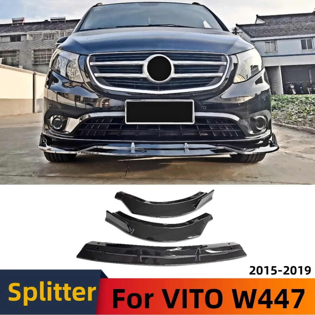 Front Bumper Lip Spoiler Splitter Chin Trim Tuning Accessories Body Kit For Mercedes Benz VITO W447 2015-2019 Air Dam Deflector
Front Bumper Lip Spoiler Splitter Chin Trim Tuning Accessories Body Kit For Mercedes Benz VITO W447 2015-2019 Air Dam Deflector