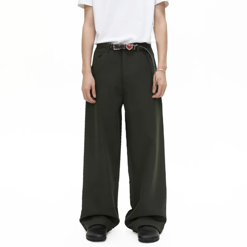 SYUHGFA Korean Style Men's Suit Pants Solid Color All-match Casual Wide Leg Trousers Loose Straight Male Bottom 2025 Autumn
SYUHGFA Korean Style Men's Suit Pants Solid Color All-match Casual Wide Leg Trousers Loose Straight Male Bottom 2025 Autumn