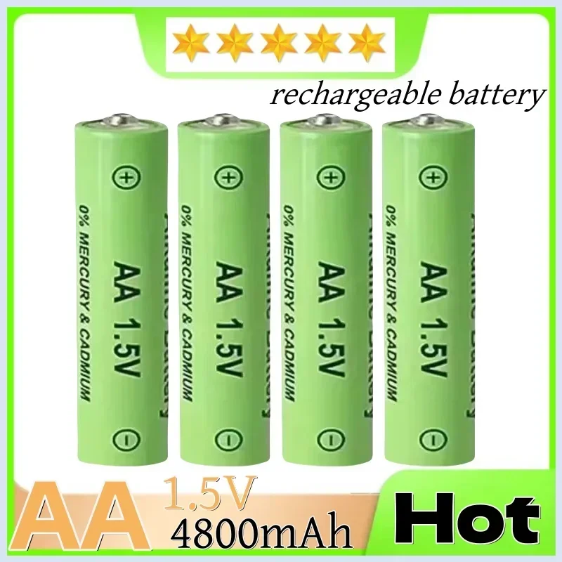 2024 hot selling rechargeable battery AA 1.5V 4800mAh alkaline technology battery, suitable for LED lights, toys, cameras
2024 hot selling rechargeable battery AA 1.5V 4800mAh alkaline technology battery, suitable for LED lights, toys, cameras