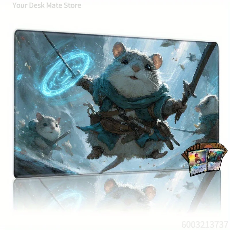 Hero Mouse Warrior Magic Party Game Mat Durable Rubber for MTG&TCG Games / Mouse Pad Offices Desk Mats Friendly Design
Hero Mouse Warrior Magic Party Game Mat Durable Rubber for MTG&TCG Games / Mouse Pad Offices Desk Mats Friendly Design