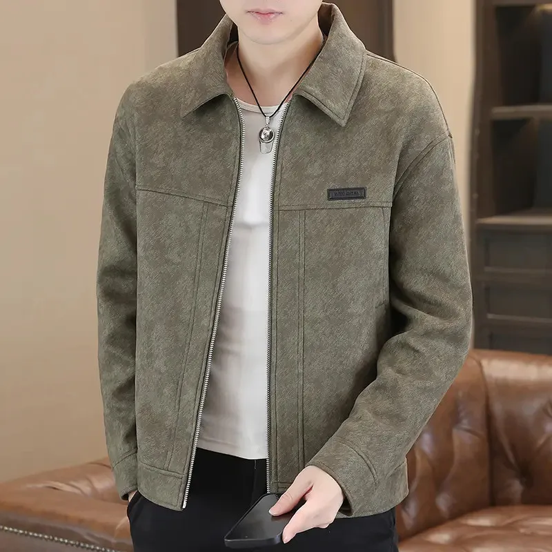 Мужская повседневная куртка на молнии с воротником, новая модная модель из дышащей полиэстеровой ткани для мужчин среднего и молодого возраста
Мужская повседневная куртка на молнии с воротником, новая модная модель из дышащей полиэстеровой ткани для мужчин среднего и молодого возраста