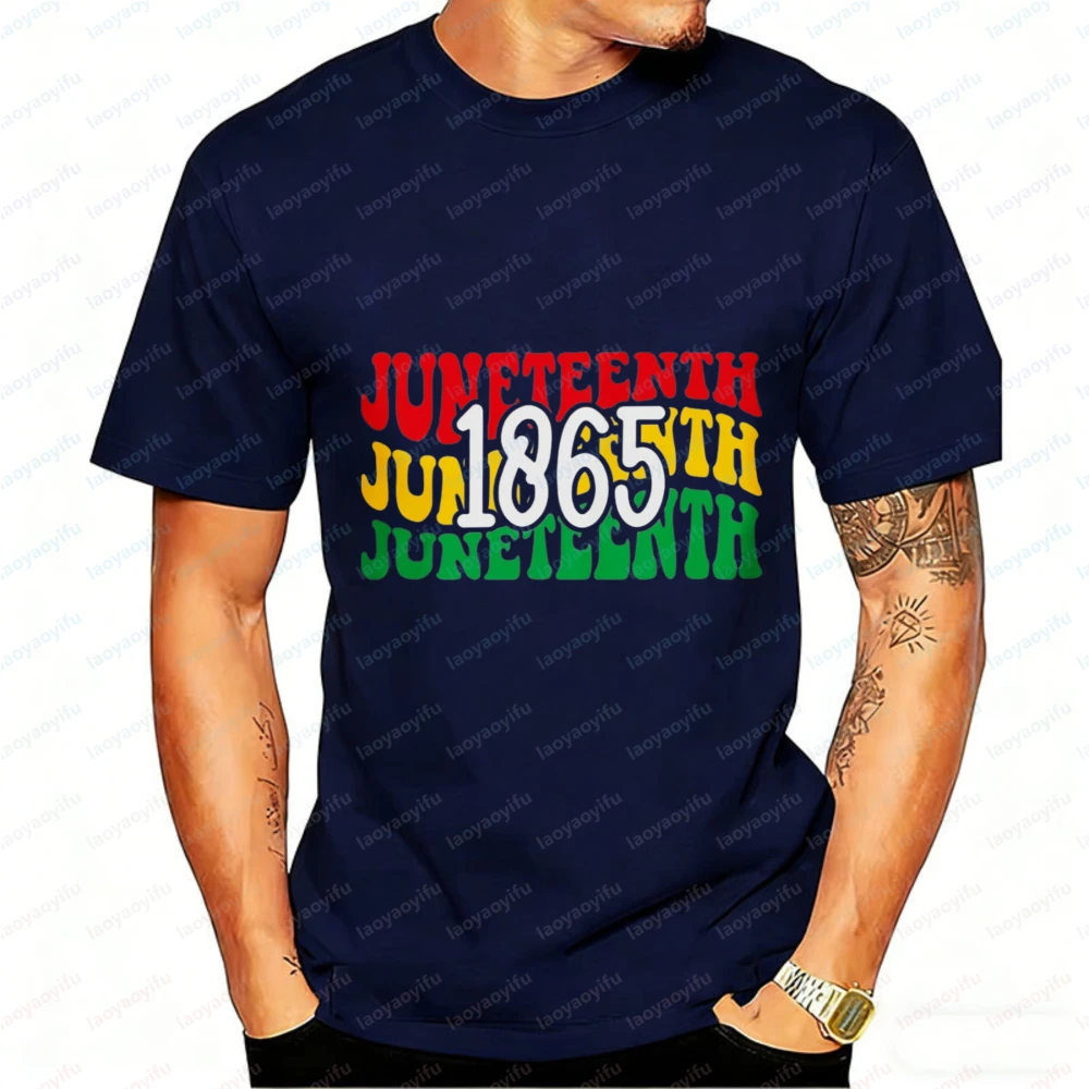 Juneteenth 1865 Retro Stacked Text T-Shirt Men Vintage Graphic Black History Freedom Emancipation Day Casual Cotton Shirt Gift
Juneteenth 1865 Retro Stacked Text T-Shirt Men Vintage Graphic Black History Freedom Emancipation Day Casual Cotton Shirt Gift