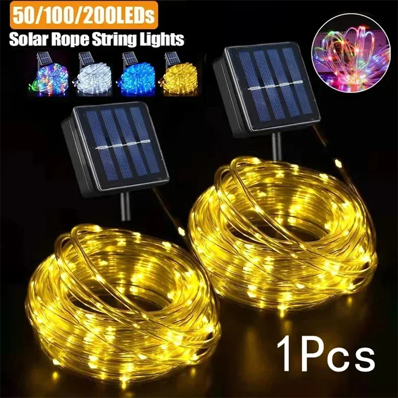 32M 22M 12M 7M Outdoor Solar Tube Rope Led Light Garden Christmas Decoration Fairy String Light Outdoor Wedding Party Led Lamp
32M 22M 12M 7M Outdoor Solar Tube Rope Led Light Garden Christmas Decoration Fairy String Light Outdoor Wedding Party Led Lamp