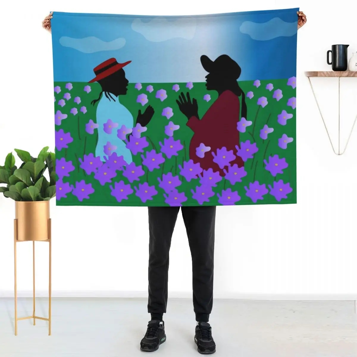 The Color Purple Nettie & Celie Throw Blanket Long Lasting Soft Plush Blanket for Daily Use
The Color Purple Nettie & Celie Throw Blanket Long Lasting Soft Plush Blanket for Daily Use