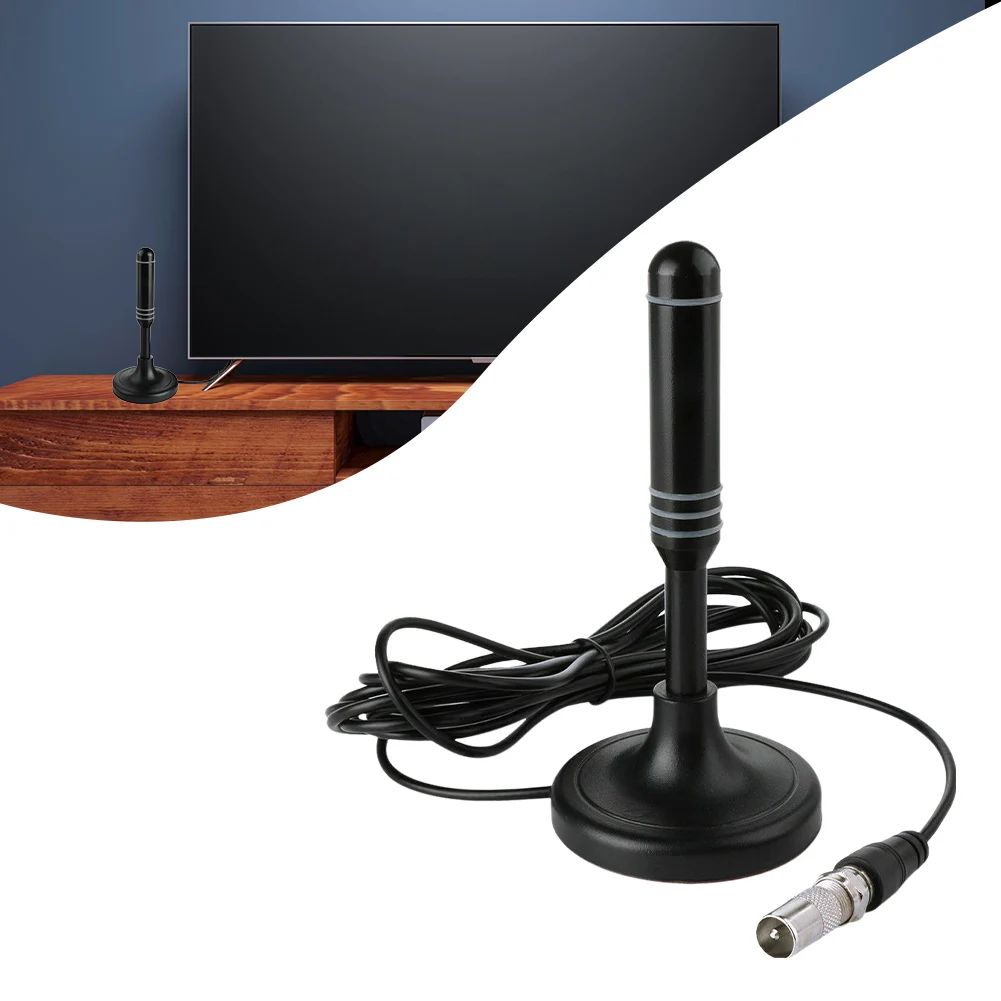 TV Aerial 300cm Coax Cable Digital Receiving Antenna DVB-T DVB-T2 DAB Indoor Outdoor Digital HD Freeview Aerial Plug and Play
TV Aerial 300cm Coax Cable Digital Receiving Antenna DVB-T DVB-T2 DAB Indoor Outdoor Digital HD Freeview Aerial Plug and Play