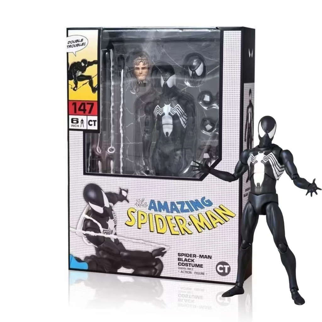 In Stock Ct Toys Spiderman Figure Mafex 147 Symbiotic Black Suit Venom The Amazing Spider-man Anime Action Figure Gifts Toys
In Stock Ct Toys Spiderman Figure Mafex 147 Symbiotic Black Suit Venom The Amazing Spider-man Anime Action Figure Gifts Toys