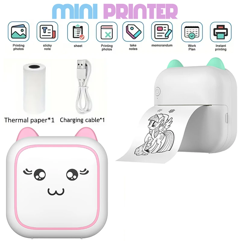 Портативный мини-беспроводной фотопринтер, 200 точек на дюйм, без чернил, термопечать для заметок, фотографий, заметок, USB перезаряжаемый для Android IOS
Портативный мини-беспроводной фотопринтер, 200 точек на дюйм, без чернил, термопечать для заметок, фотографий, заметок, USB перезаряжаемый для Android IOS