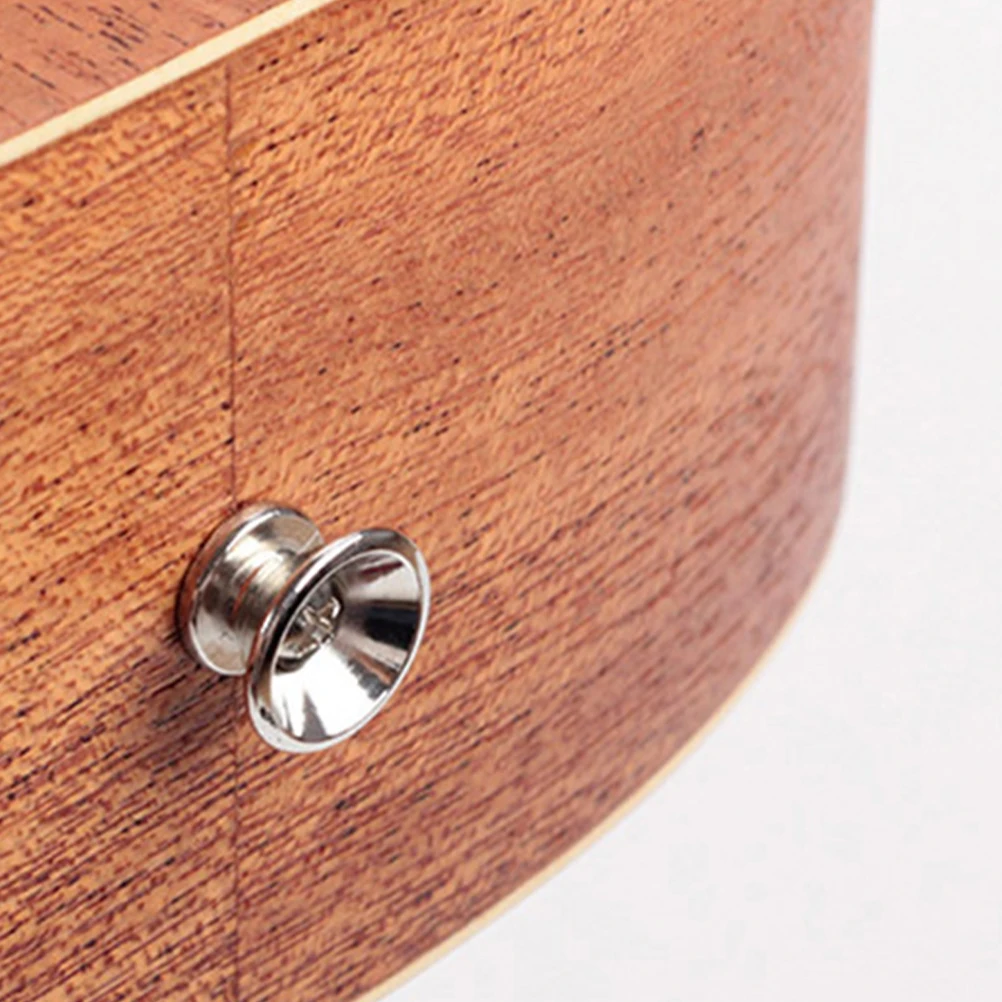 6 Pcs Guitar Metal Buttons Accessories Strap Buckle Nail Alloy Electric Adapter Lock Locks
6 Pcs Guitar Metal Buttons Accessories Strap Buckle Nail Alloy Electric Adapter Lock Locks