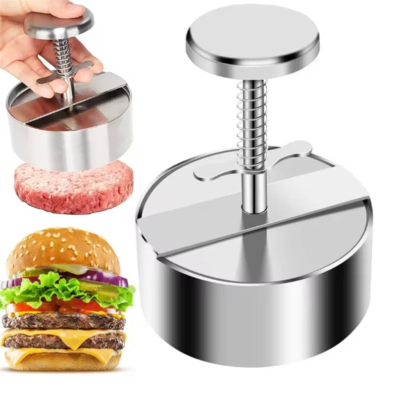 ABZC-Gamburger Patty Maker Нержавеющая сталь 304 с антипригарным покрытием для изготовления мясных гратей и гамбургеров
ABZC-Gamburger Patty Maker Нержавеющая сталь 304 с антипригарным покрытием для изготовления мясных гратей и гамбургеров