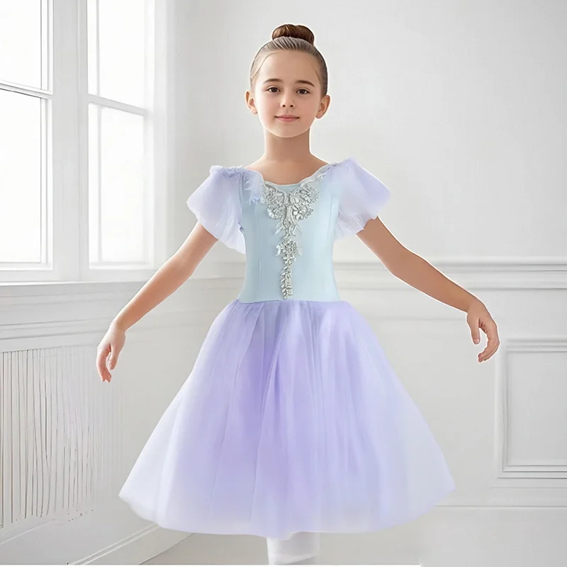 Professional Long Tutu Dress Children Giselle Ballet Dress Sky Blue Girls Women Adults Performance Dance Ballerina Costumes
Professional Long Tutu Dress Children Giselle Ballet Dress Sky Blue Girls Women Adults Performance Dance Ballerina Costumes