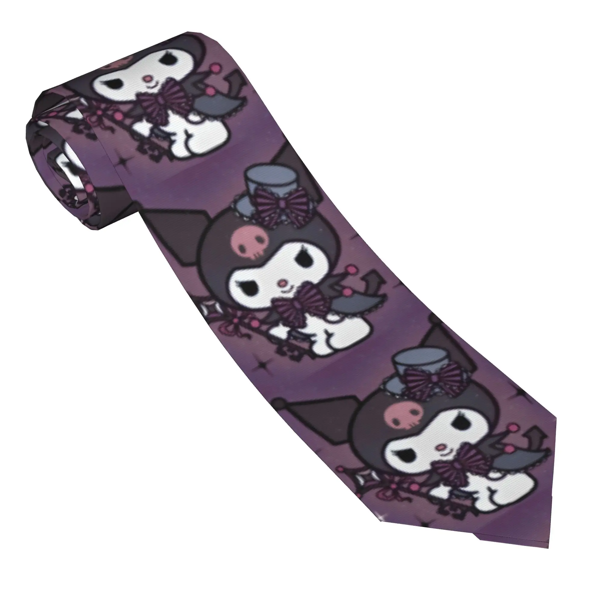 Cartoon Kuromi Neckties Men Women Slim Polyester 8 cm Wide Neck Tie for Mens Daily Wear Cravat Wedding Accessories Gift
Cartoon Kuromi Neckties Men Women Slim Polyester 8 cm Wide Neck Tie for Mens Daily Wear Cravat Wedding Accessories Gift