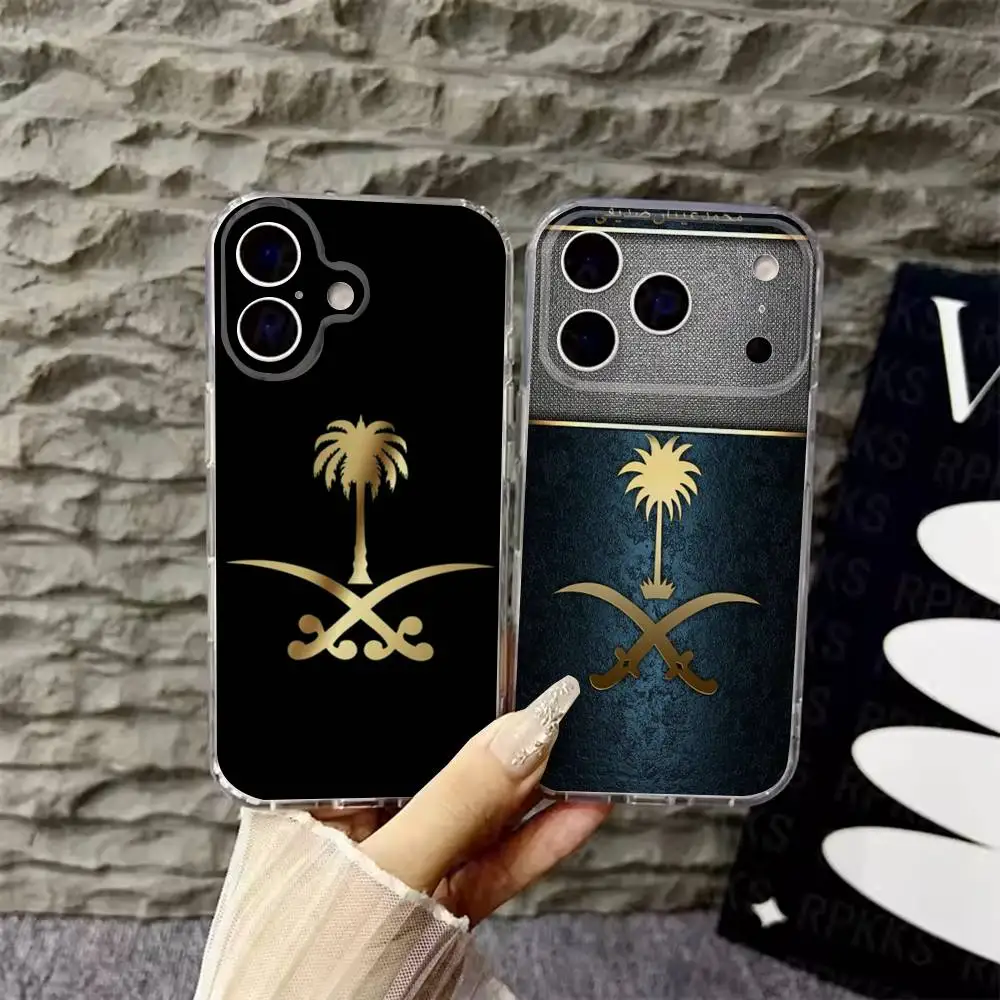 Kingdom Of Saudi Arabia Flag Phone Case For iPhone 17,16,15,14,13,12,Pro,Max,Plus,E,SE4,Air,Mini Transparent Cover
Kingdom Of Saudi Arabia Flag Phone Case For iPhone 17,16,15,14,13,12,Pro,Max,Plus,E,SE4,Air,Mini Transparent Cover