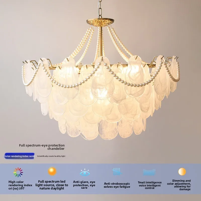 Luxury French Crystal Pearl Chandelier Modern Retro Pendant Light for Living Room Dining Room Bedroom
Luxury French Crystal Pearl Chandelier Modern Retro Pendant Light for Living Room Dining Room Bedroom