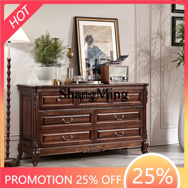 CL Seven-chest Cabinet Solid Wood Bucket Cabinet Drawer Storage Bedroom Multifunctional Furniture Storage Cabinet
CL Seven-chest Cabinet Solid Wood Bucket Cabinet Drawer Storage Bedroom Multifunctional Furniture Storage Cabinet