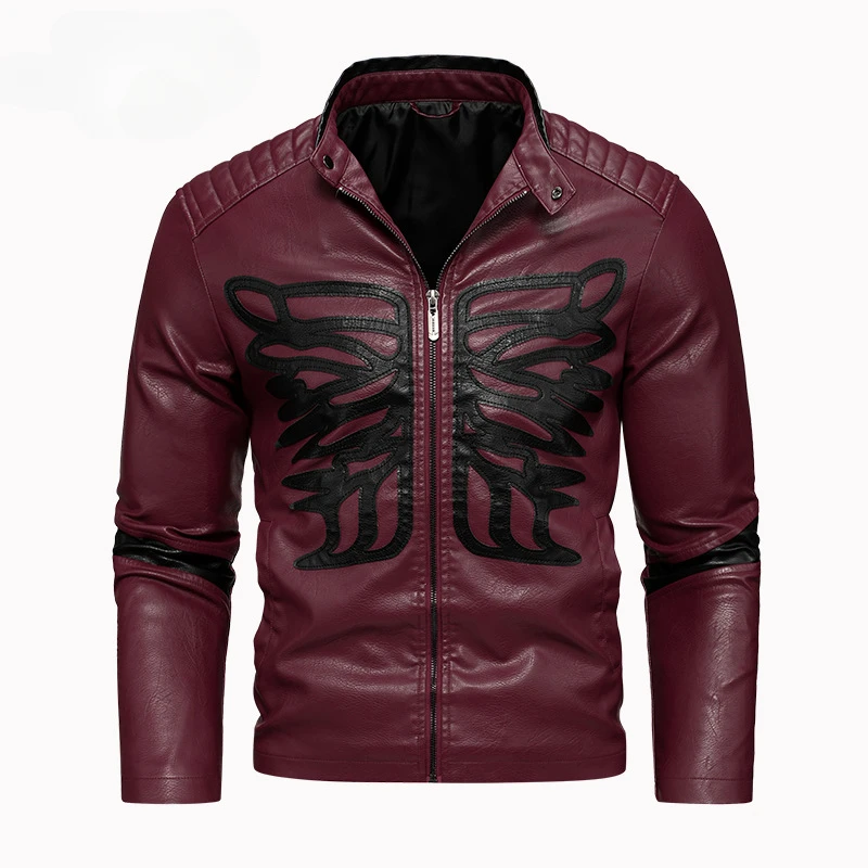 Autumn Mens Leather Jacket High-quality Embroidery Stand Collar Slim Fit Jacket Korean Fashion Motorcycle Coats 3XL Men Clothing
Autumn Mens Leather Jacket High-quality Embroidery Stand Collar Slim Fit Jacket Korean Fashion Motorcycle Coats 3XL Men Clothing
