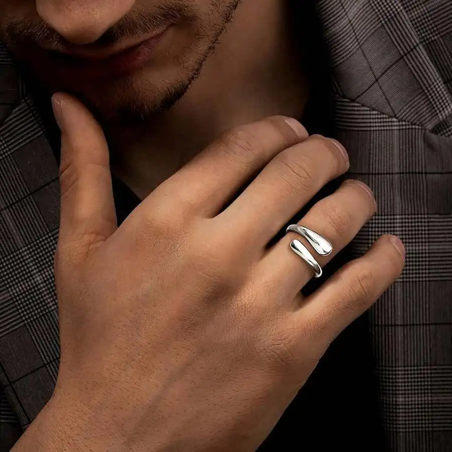 Chunky Adjustable Statement Ring For Men And Women Stainless Steel Fashion Jewelry
Chunky Adjustable Statement Ring For Men And Women Stainless Steel Fashion Jewelry