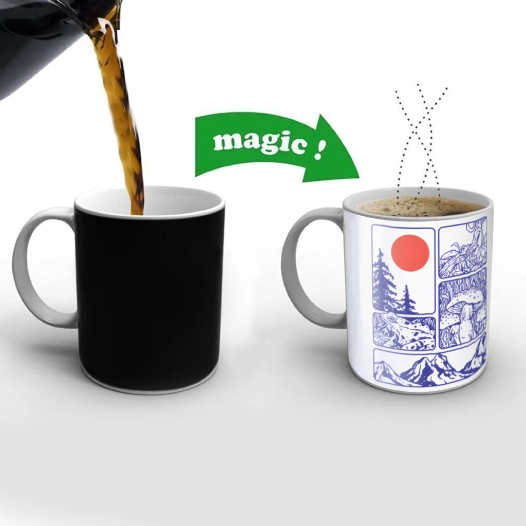 Frog, mushrooms, and nature Creativity Change Color Chang mug Ceramic mug Hot Coffee Cup Breakfast Cup Mug Friend Gift
Frog, mushrooms, and nature Creativity Change Color Chang mug Ceramic mug Hot Coffee Cup Breakfast Cup Mug Friend Gift