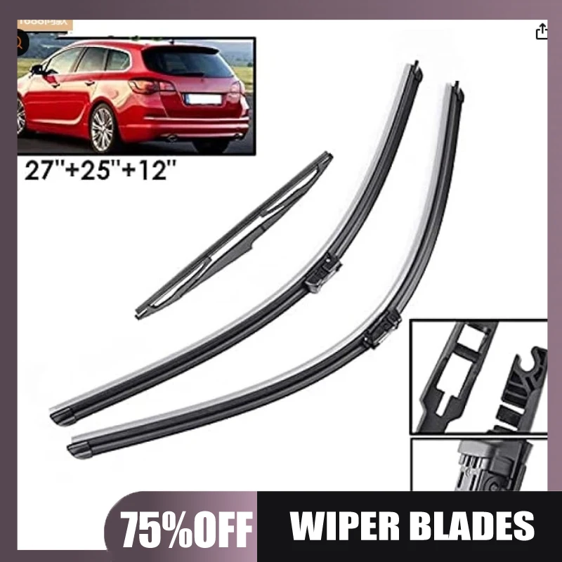 Suitable for Buick Yinglang GT Yinglang XT front and rear wipers 27 inches + 25 inches + 12 inches front and rear wipers
Suitable for Buick Yinglang GT Yinglang XT front and rear wipers 27 inches + 25 inches + 12 inches front and rear wipers