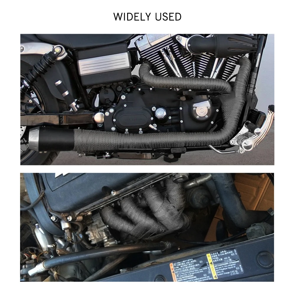 Thermal Insulation Cloth Set Heat Wrap Exhaust Motorcycles Protective High Temperature Resistance Universal Fit Soundproofing
Thermal Insulation Cloth Set Heat Wrap Exhaust Motorcycles Protective High Temperature Resistance Universal Fit Soundproofing