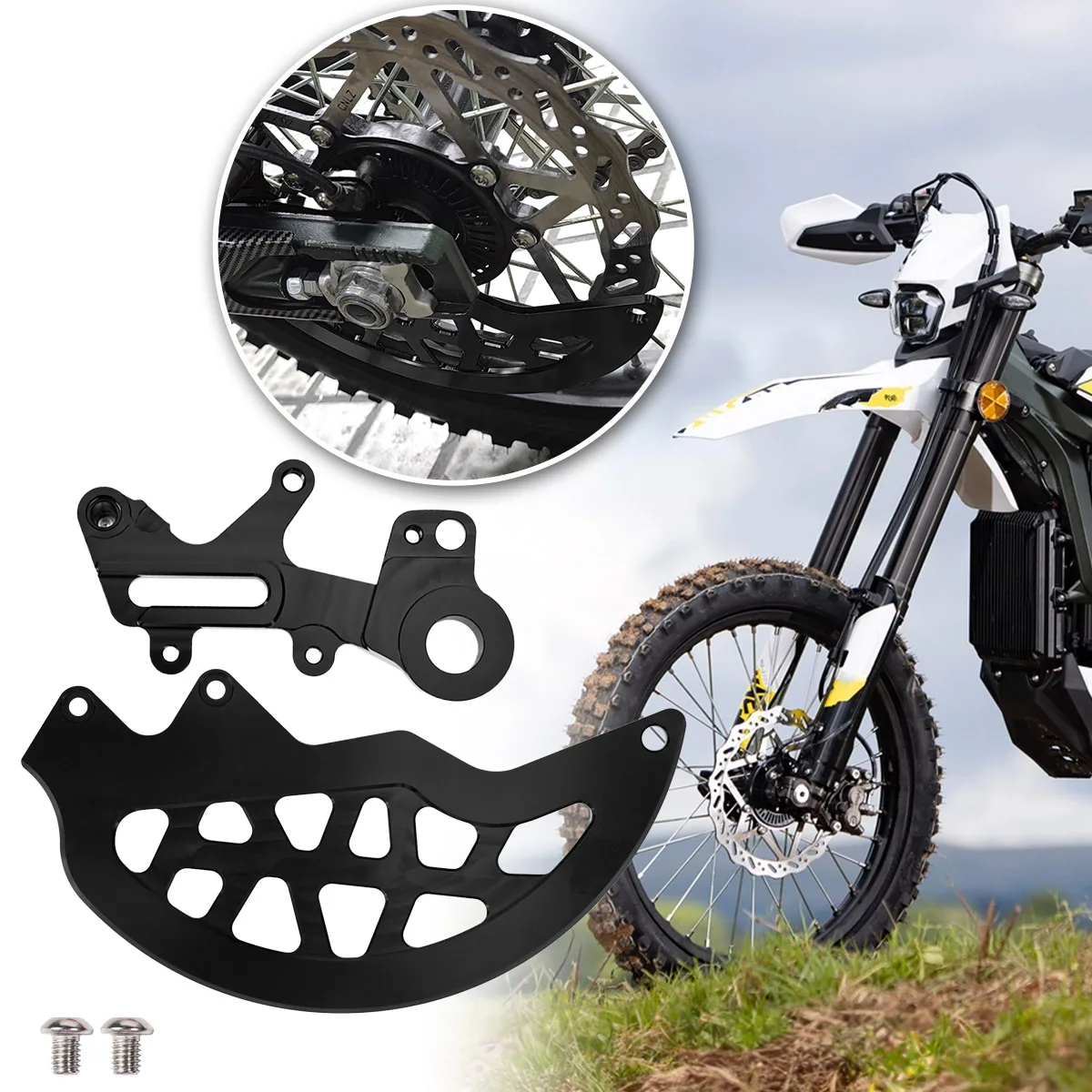 Motorcycle Rear Brake Disc Guard Pump Black Red Protection Accessories CNC Billet Aluminum Alloy For Sur-Ron Ultra Bee 2023
Motorcycle Rear Brake Disc Guard Pump Black Red Protection Accessories CNC Billet Aluminum Alloy For Sur-Ron Ultra Bee 2023