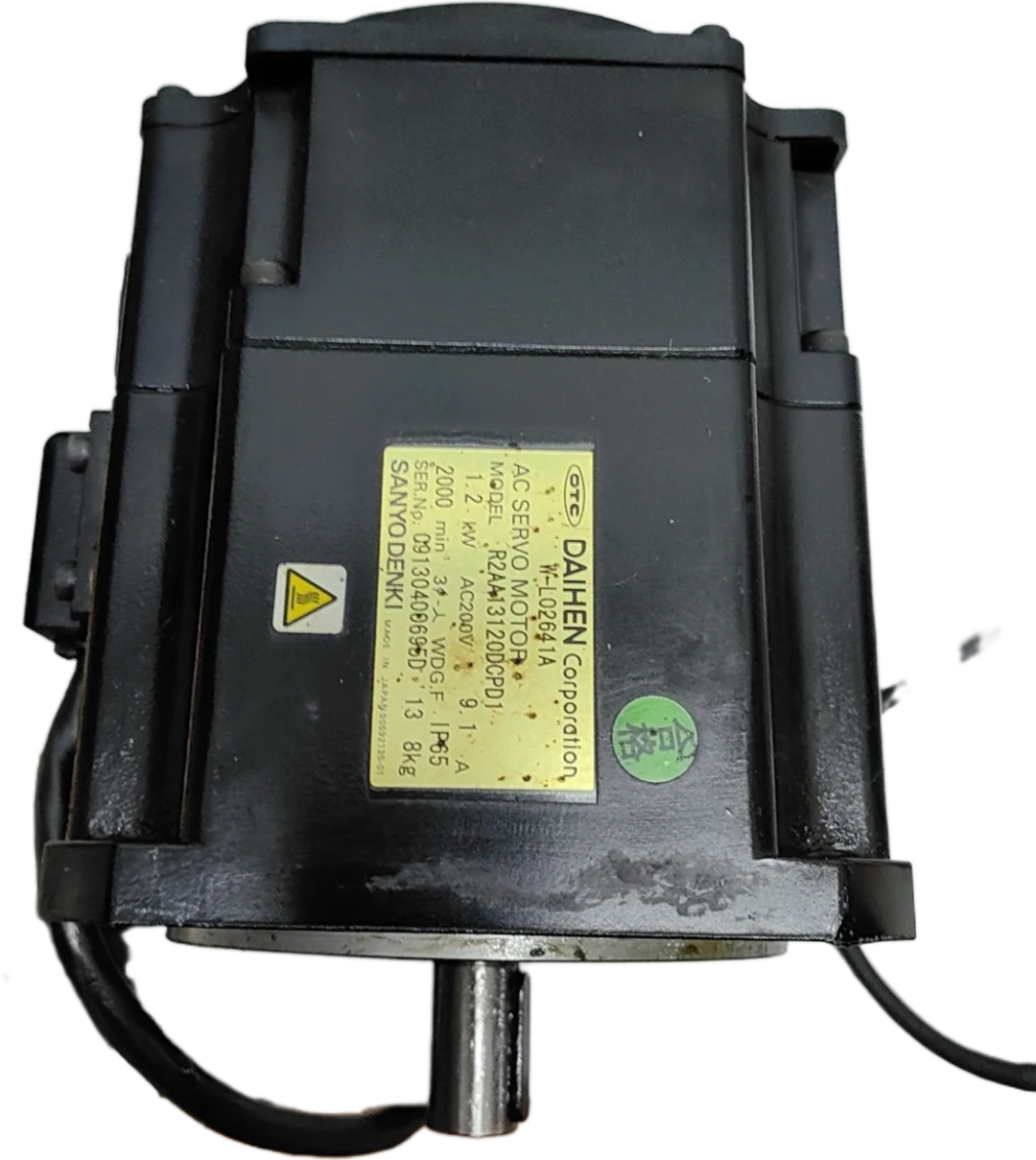 used OTC servo Motor W-L02147B W-L02641A W-L02148 W-L02150 W-L02151C W-L02790A
used OTC servo Motor W-L02147B W-L02641A W-L02148 W-L02150 W-L02151C W-L02790A